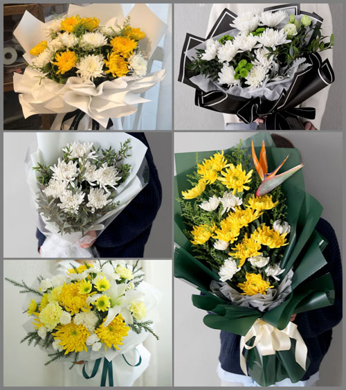 福建泉州南安市康美镇团结村白事花束代送